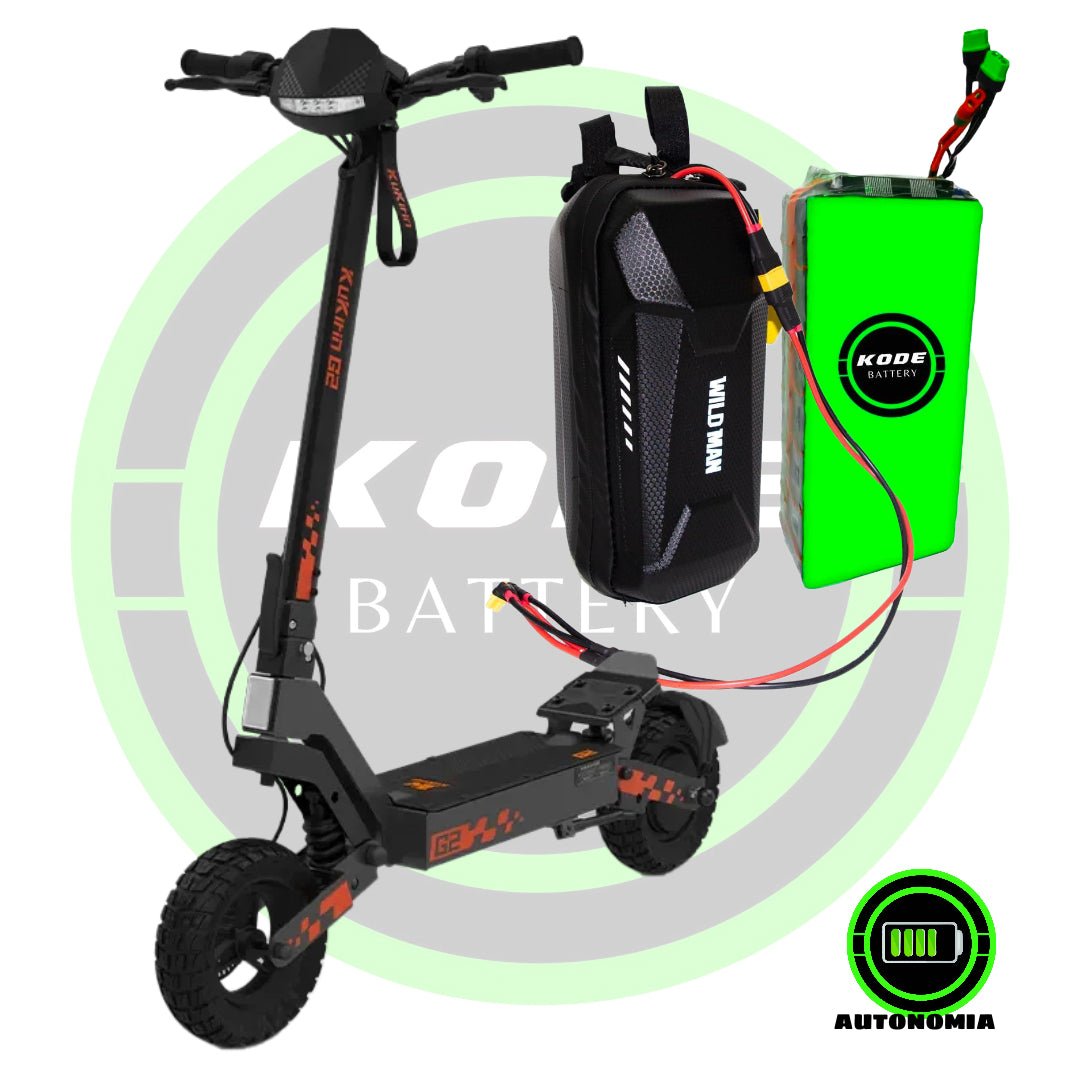 BATERIA DE AUTONOMIA 48V KUKIRIN G2 EXTERNA ¡KILOMETROS SIN LIMITE!